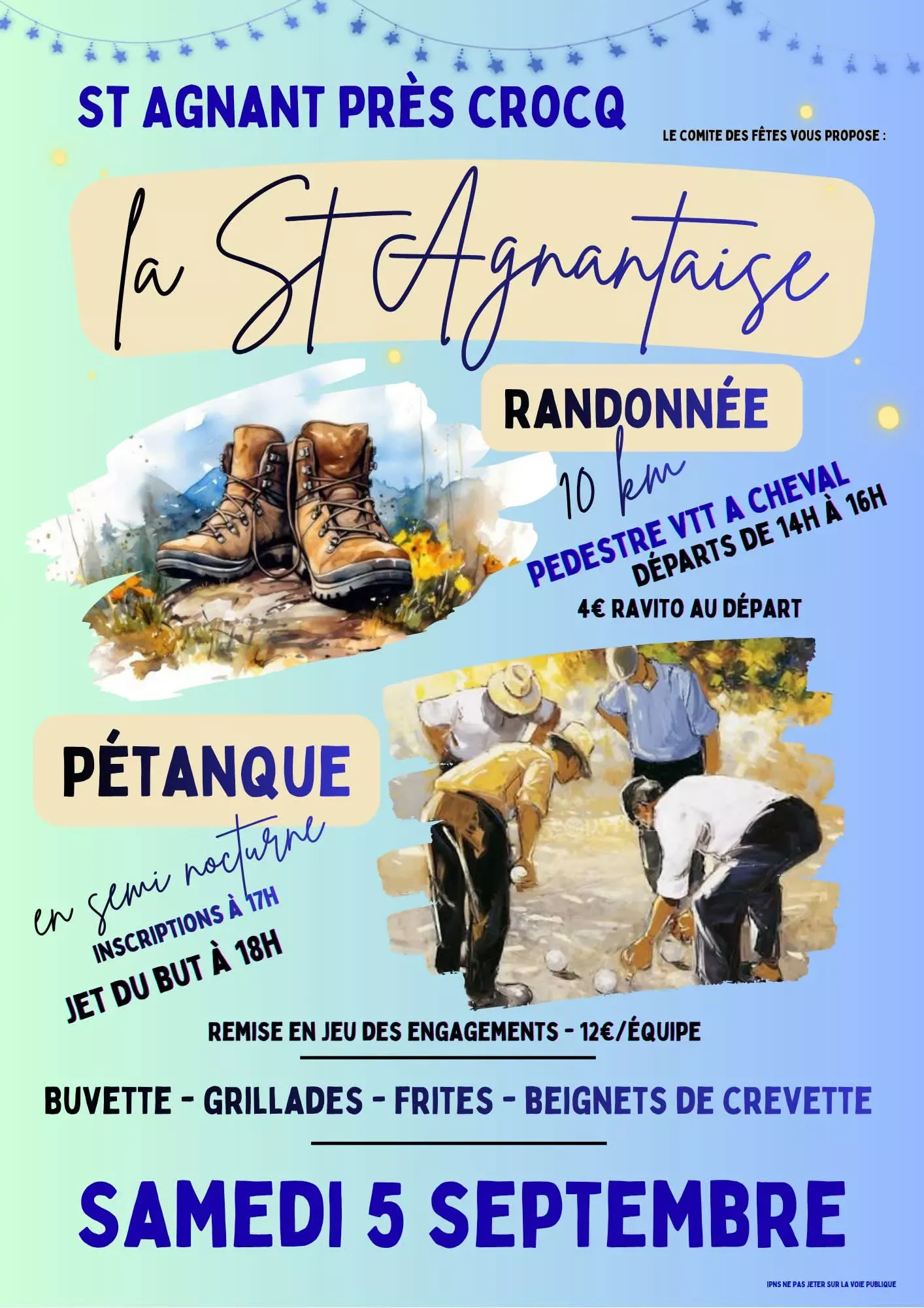 Randonnée & pétanque ST AGNANT PRES CROCQ
