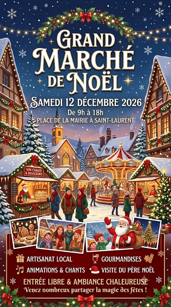 Marche De Noel SAINT LAURENT