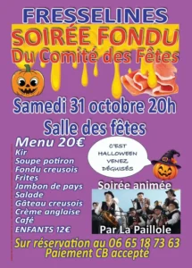 Fondu-frites d'Halloween FRESSELINES