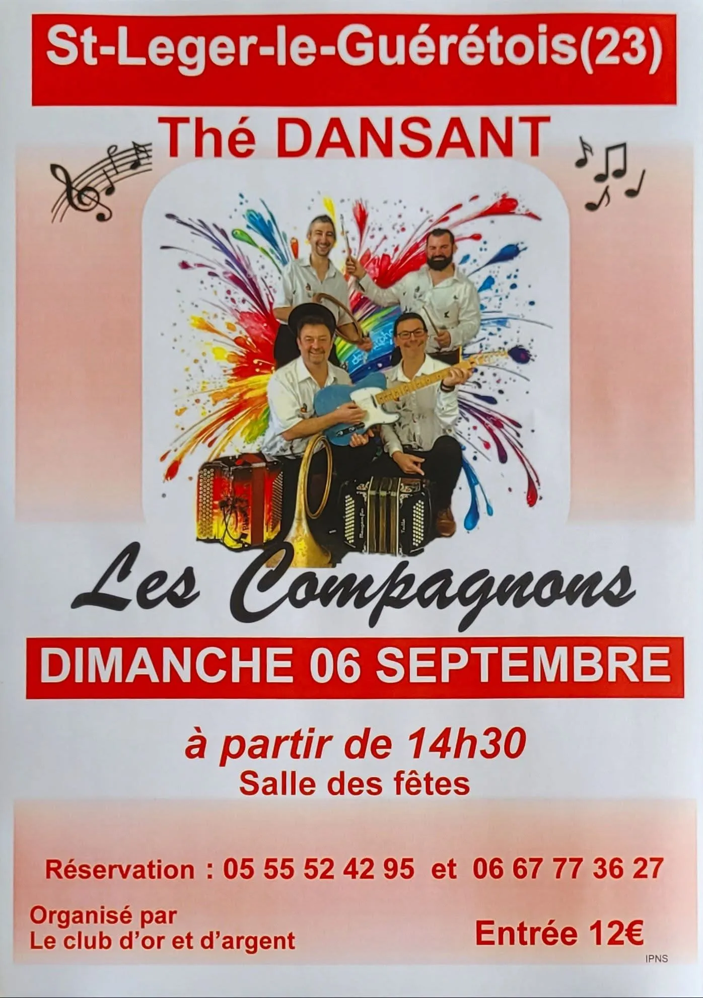 Thé dansant ST LEGER LE GUERETOIS