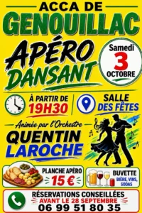 Apéro dansant GENOUILLAC