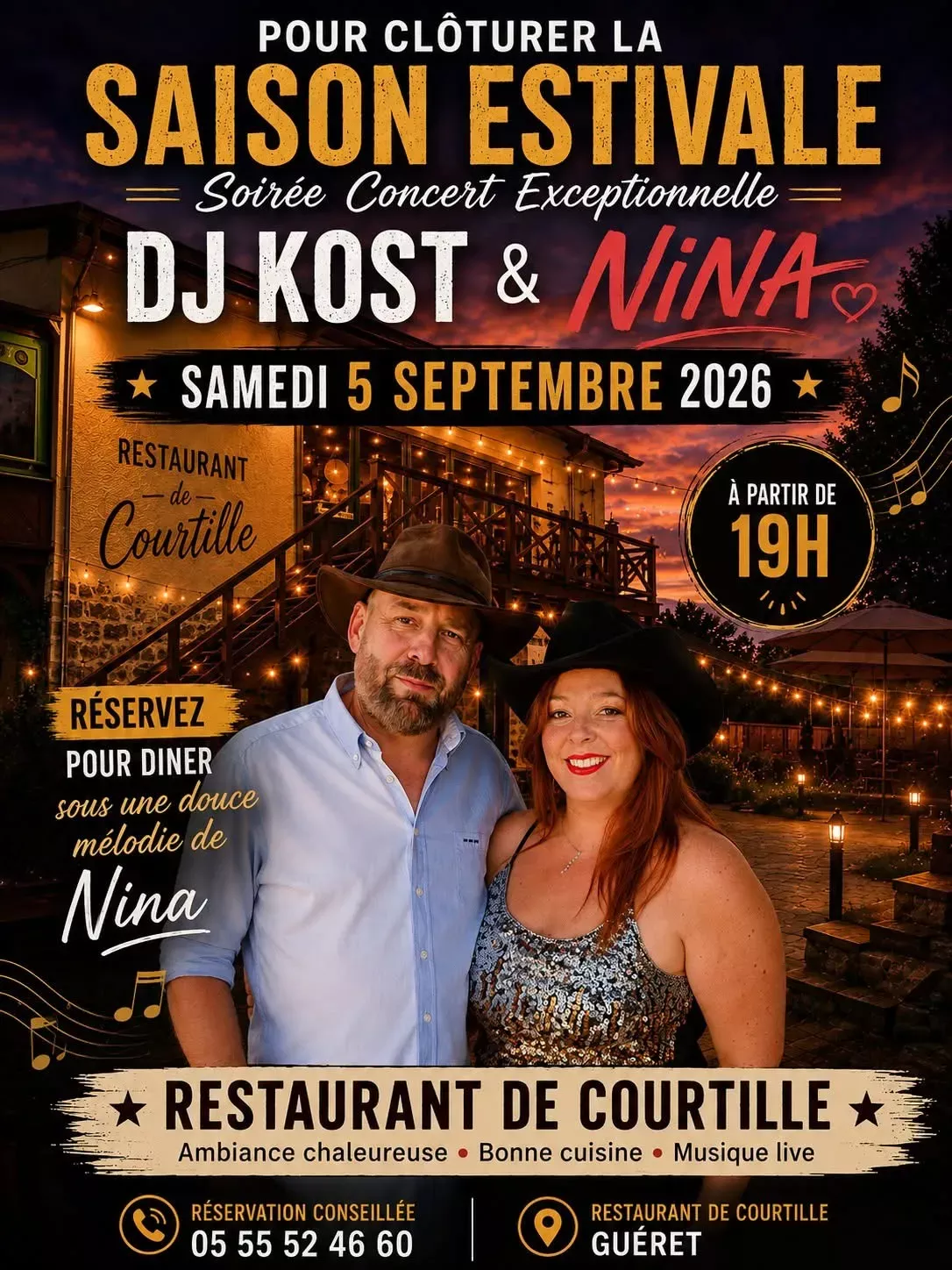 Concert à Courtille GUERET