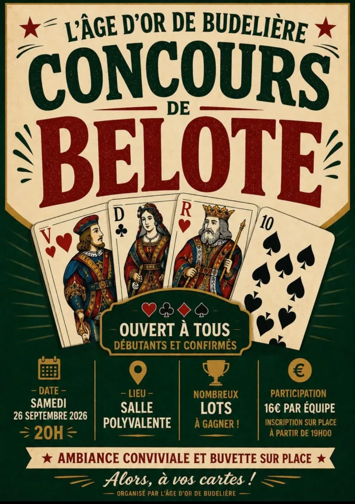 Concours de belote BUDELIERE