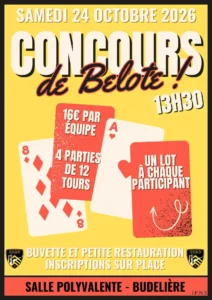 Concours de belote BUDELIERE