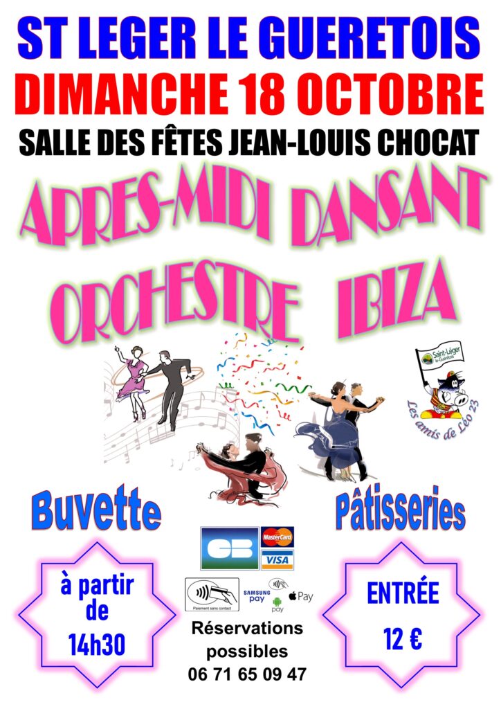 Affiche 3 APRES MIDI DANSANT
